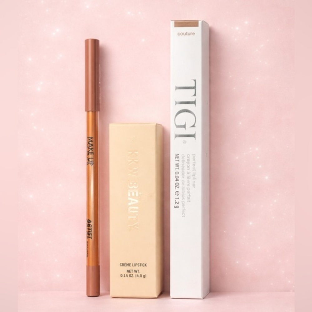 🎀✨ Luxury Nude Lip Trio | KKW Beauty + Makeup Forever + TIGI 💋 ✨